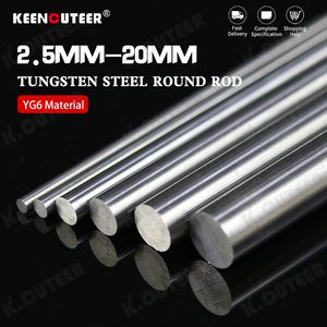 Tungsten Steel Round Bar, Straight Handle Carbide Rod, Superhard Wear-Resistant Round Bar