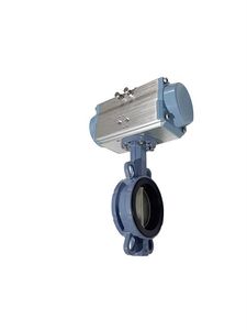 High-Pressure-Rated Alloy-Steel Pneumatic Butterfly Valve for Industrial Automation Control Systems