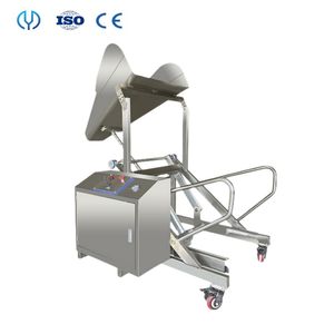 SUS304 Industrial Hydraulic Elevator Electric Bin Hoist 200L Meat Trolley Lifting Machine Meat Cart Lifter