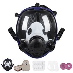 Half Facepiece Reusable Respirator Safety Protective Gas Mask Chemical Air Filtration Full Face Respirator Gas Masks