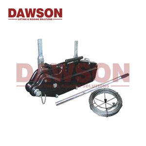 Dawson Steel Body Wire Rope Grip Puller Hoist with Cable