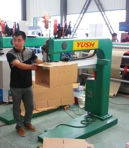 Double-Servo Pedal Stitcher of Corrugated Carton Box Making Machine
