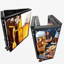Outdoor Indoor Folding DJ Booth Bar Panel Front Reception Screen LED Digital Advertising Display Board (P2.5 P1.95, P2.6 P2.9 P3.91)