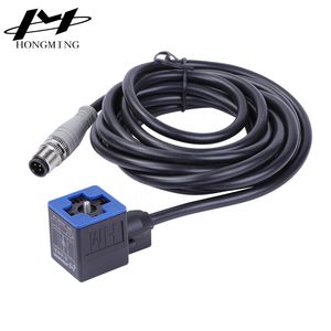 Utility Vehicle IP67 Industrial Standard Solenoid Valve Coil Connector with M12 Flange Plug