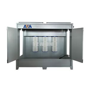 Industrial Manual Powder Coating Spray Booth with Filter Recovery System