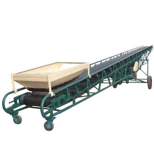 Movable Inclined Belt Conveyor Chevron Anti-Slip Belt for Construction Yard