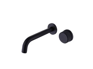 Factory Direct Black Basin Faucet High Quality Hotel Wall Mounted Bathroom Taps