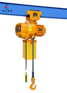 2ton2000kg Single-Chained Crane Lifting Equipment Hhbb Electric Chain Hoist Operational with Trolley CE Approval
