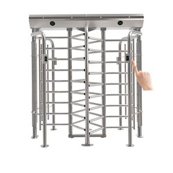 Full Height Double-Door Turnstile with Fingerprint RFID Access Control (FHT2300D)