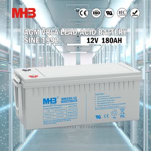Mhb 12V 180ah Rechargeable Lead Acid VRLA Battery for UPS/Backup Power Bank