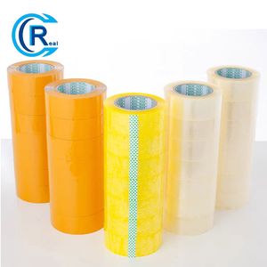 High-Quality Strong Waterproof Clear Brown Transparent Customized BOPP OPP Gum Packing Packaging Shipping Sealing Adhesive Buff Cello Box Carton Tape with Logo