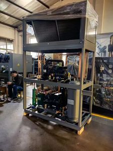 Snbe Ball V Type Upwards Blowing Air Cooled Condenser for Refrigeration
