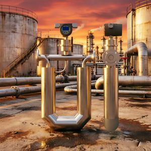 ±0.2% Accuracy LPG LNG Coriolis Mass Flowmeter for Liquid Oil