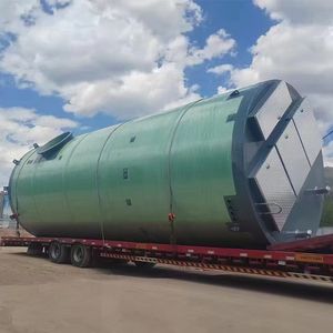 Versatile Eco-Friendly Integrated Pump Station FRP Prefabricated Sewage Lift Pump Station for Wastewater Treatment