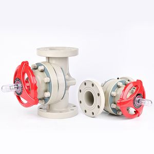Made in China High Performance Multi-Functional Durable Pph Flange Diaphragm Valve for Water Supply and Industrial Pipeline