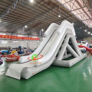 Outdoor Water Slide Swimming Pool Commercial Inflatable Water Slide Large Inflatable Bounce House