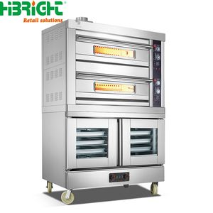 4 Trays Gas Control Restaurant Baking Equipment Commercial Kitchen Deck Oven