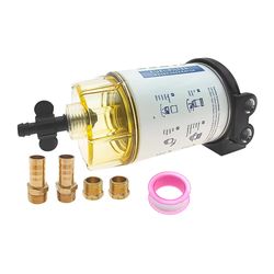 S3213 Fuel Filter Water Separator Assembly Outboard for Mercury Quicksilver Omc Marine Engine Boat 10 Micron Filter Kit