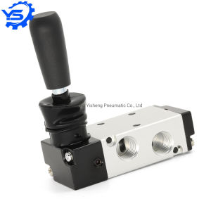 4h210-08 Pneumatic Switch Two Position Five Way Manual Valve Hand Pull Pneumatic Hand Valve
