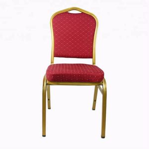 Modern Stackable Iron Chairs for Banquets and Events
