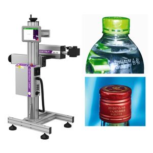 60m/Min Pet Bottle CO2 (9.3um) Laser Marking Machine with Ultra-High Speed Galvo Bottle Date Laser Coding Printer China Laser
