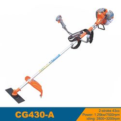 Gasoline Brush Cutter Petrol Grass Trimmer 43cc 2 Stroke Grass Cutter