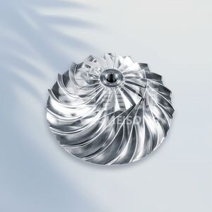 5 Axis CNC Machining Customized 17-7 Stainless Steel Impeller Rotor Centrifugal Air Compressor Spare Parts