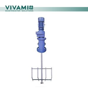 Durable Industrial Vertical Sewage Mixer with Hyperbolic Mixing Efficiency for Water Treatment