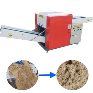 High Rotary Blades Bulk Palm Coconut Husk Coir Cut Fiber Machine Jute Flax Yarn Shredder