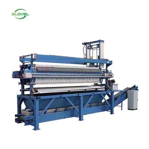 Automatic Cloth Washing Solid Liquid Separation Chamber Filter Press for Sludge and Sewage Treatment