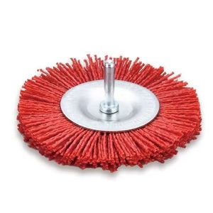 100mm Abrasive Nylon Roller Brush for Car Cleaning Shaft