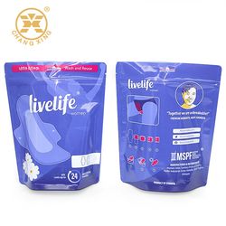 Custom Print OEM Factory Stand up Bag for Packing Clothes Packaging for Clothes Clothing Packaging Bag