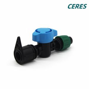 Agricultural Irrigation Tapes System Plastic Fitting Valve Connectors