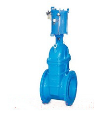 Stainless Steel WCB Pneumatic Soft Seal Gate Valve