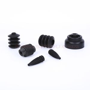 Custom Molded Shore 70 Dustproof Silicone Rubber Bellow Dust Cover Manufacturer
