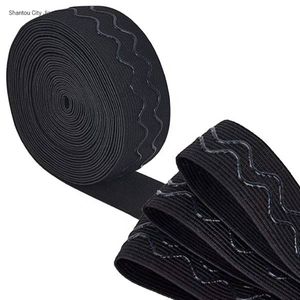 50mm Custom Logo Anti Slip Silicone Elastic Ribbon with Silicone