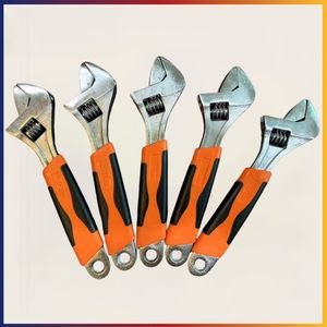 Customized Cordless Adjustable Wrench Slip-Resistant Jaws Effort-Saving Design for Equipment Maintenance & Auto Repair