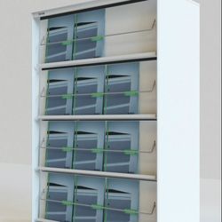Metal Magazine Display Rack for School and Library