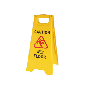 Plastic Warning Sign, Caution Board