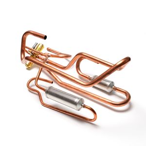 HVAC Air Conditioner Multi-Path Desiccant-Equipped Copper Tube Integrated Assembly