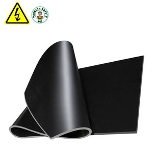 Electrical Safety Insulation Mat High Dielectric Rubber Mat for Industrial Protection