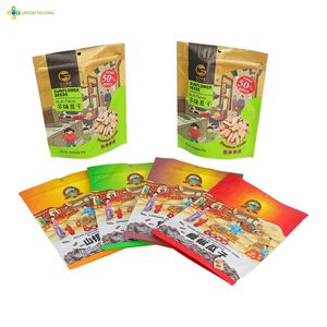 Standing Packaging Mylar Bags Matte Finish Aluminum Foil Package Moisture Proof