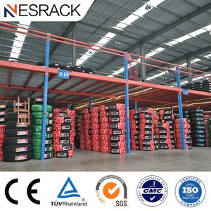 Heavy Duty Industrial Steel Rack Platform Structure Mezzanine Floor for Industrial Warehouse