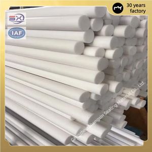 Non-Metallic Gaskets High Pressure Corrosion Resistant White PTFE Rods PTFE Gaskets