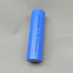 Rechargeable 18650 Battery Lithium Ion 3.7V 2000mAh