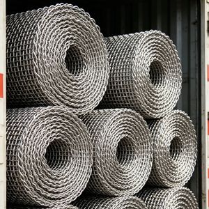 Metal Crimped Wire Mesh for Ore Screening.