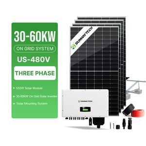 Sunway 30kw 40kw 50kw on Grid Solar Energy System with Three Phase Inverter