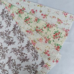Customize Print Muslin Fabric Double Doble Gauze Fabric for Kids Dress
