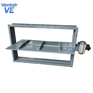 Durable Rectangular Pneumatic Ventilation Valve for Industrial Use