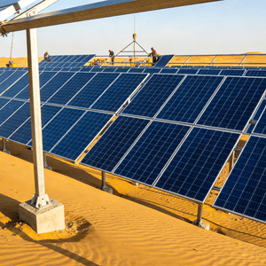 Premium Custom Aluminum Mounting System for Ground Solar Installations